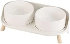Elevated Dog Food Water Bowl - Raised Dog Bowls With Stand Non Skid - Double Dog Feeding Bowl Set With Splash Proof Guard - Ceramic Pet Dish For Small To Medium Dogs And Large Cats - 28.74 Oz - 850 Ml 23 Elevated Dog Food Water Bowl - Raised Dog Bowls With Stand Non Skid - Double Dog Feeding Bowl Set With Splash Proof Guard - Ceramic Pet Dish For Small To Medium Dogs And Large Cats - 28.74 Oz - 850 Ml -Pet Products Shop 21dLq3JRYL. AC