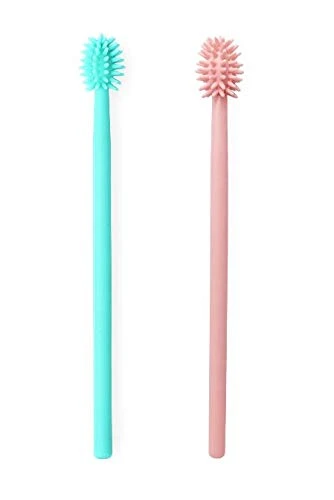 Soft Cat Toothbrush With 360-degree Head | Safe, Effective And Deep Pet Teeth Cleaning | Brush Away Bad Breath | Food Grade Silicone (2 Pack, Mint Green, Rose Pink) 3 Soft Cat Toothbrush With 360-degree Head | Safe, Effective And Deep Pet Teeth Cleaning | Brush Away Bad Breath | Food Grade Silicone (2 Pack, Mint Green, Rose Pink)