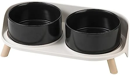 Elevated Dog Food Water Bowl - Raised Dog Bowls With Stand Non Skid - Double Dog Feeding Bowl Set With Splash Proof Guard - Ceramic Pet Dish For Small To Medium Dogs And Large Cats - 28.74 Oz - 850 Ml 11 Elevated Dog Food Water Bowl - Raised Dog Bowls With Stand Non Skid - Double Dog Feeding Bowl Set With Splash Proof Guard - Ceramic Pet Dish For Small To Medium Dogs And Large Cats - 28.74 Oz - 850 Ml - Image 9