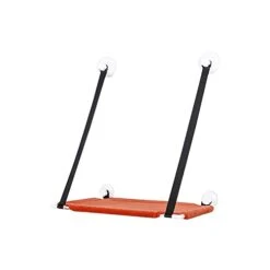 GENERIC Single Layer Cat Litter Window Plus Velvet Hanging Swing Pet Supplies Cat Sucker Warm Hanging Nest Pet Supplies Plus Hoodie (Orange, One Size)