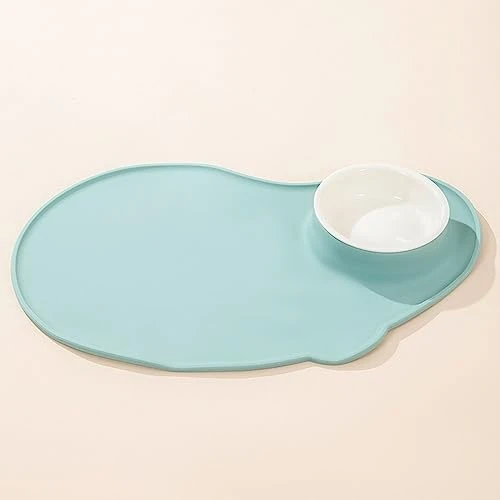 Waterproof And Non-Slip Silicone Pet Feeding Mat, Cat Litter Pad Or Dog Food Mats For Floors - Multiple Colors, Sizes & Purposes (Color : Pink) 7 Waterproof And Non-Slip Silicone Pet Feeding Mat, Cat Litter Pad Or Dog Food Mats For Floors - Multiple Colors, Sizes & Purposes (Color : Pink) - Image 5