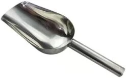 NC Stainless Steel Pet Pood Scoop Durable Bird Seed Or Feed Scoop Poultry Chicken Pig Sheep Cattle Horse Cat Dog Food Scoop Shovel Ice Scoop (L) -Pet Products Shop 315jOBwBZsL. AC
