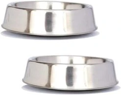 Iconic Pet 3 Cup Stainless Steel Non Skid Pet Bowl For Dog Or Cat (2 Pack), 24 Oz -Pet Products Shop 315ktS2NhL. AC