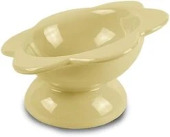 Ceramic Raised Cat Food Bowl, Tilted Flower Shaped Food Or Water Bowl For Cats And Small Dogs, Anti Vomiting Pet Feeder Dish Whisker Fatigue Cat Bowl, Butter Yellow 15 Ceramic Raised Cat Food Bowl, Tilted Flower Shaped Food Or Water Bowl For Cats And Small Dogs, Anti Vomiting Pet Feeder Dish Whisker Fatigue Cat Bowl, Butter Yellow -Pet Products Shop 315plOTNK1L. AC