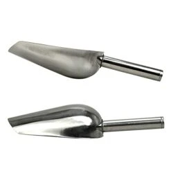 NC Stainless Steel Pet Pood Scoop Durable Bird Seed Or Feed Scoop Poultry Chicken Pig Sheep Cattle Horse Cat Dog Food Scoop Shovel Ice Scoop (L) -Pet Products Shop 31AdnQ4FpNL