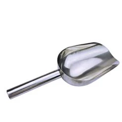 NC Stainless Steel Pet Pood Scoop Durable Bird Seed Or Feed Scoop Poultry Chicken Pig Sheep Cattle Horse Cat Dog Food Scoop Shovel Ice Scoop (L) -Pet Products Shop 31BKQZozdPL