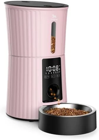 Petory Timed Automatic Cat Feeders - 4L Programable Dry Food Dispenser For Cats And Small Medium Dogs 6 Meals With Desiccant Bag Dual Power Supply 10S Voice Recorder 8 Petory Timed Automatic Cat Feeders - 4L Programable Dry Food Dispenser For Cats And Small Medium Dogs 6 Meals With Desiccant Bag Dual Power Supply 10S Voice Recorder - Image 6