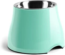 Yoken Elevated Dog Bowls, [Prevention Of Vertebrae Disease] [Super Non-Slip] Dog Bowl With Stainless Steel Bowl, High Capacity Dog Food Bowls, Colorful Raised Dog Bowls For Medium/Small Size Dogs -Pet Products Shop 31Hxsnc3UBL. AC