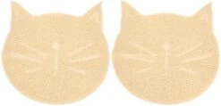 Mipcase Portable Litter Box 2pcs Door Mat Mat, Bathroom, Pads And Debris Mesh, Rubbing Rabbits Cat, Mesh Proof Feeding Catcher Dog Pad Inches Cats Anti-slip Non-slip Cages, Easy Large Cat Litter Mat -Pet Products Shop 31JUeib3PL. AC