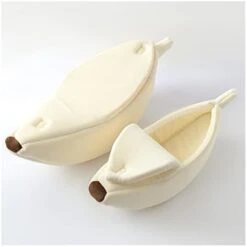 UNOVAP Pet Kennel Winter Warm Soft Banana Cat Bed House Comfortable Mat Portable Cat Litter Basket Supplies Bedding (Color : Yellow, Size : Medium) 29 UNOVAP Pet Kennel Winter Warm Soft Banana Cat Bed House Comfortable Mat Portable Cat Litter Basket Supplies Bedding (Color : Yellow, Size : Medium) -Pet Products Shop 31LGoc1W6hL. AC