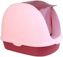 Luckxuan Cat Litter Box Fully Enclosed Cat Litter Cat Toilet Deodorant Anti-Splashing Cat Pot Large Flip Cat Litter Cat Supplies Cats Litter Pan (Color : Gray) -Pet Products Shop 31MdqqijzML. AC 1