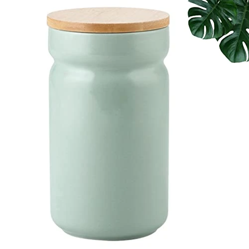 AQARTZA Pet Food Container, 4 X 7 In Ceramic Cat Collection Treat Jar, Dog Food Storage Canister For Hamster Treat, Rabbit Food, Bird Feed 3 AQARTZA Pet Food Container, 4 X 7 In Ceramic Cat Collection Treat Jar, Dog Food Storage Canister For Hamster Treat, Rabbit Food, Bird Feed