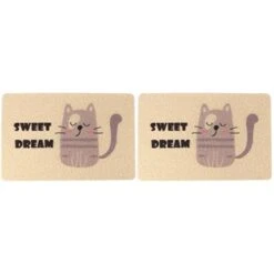 Large Cat Litter Mat Large Cat Litter Mat 2pcs PVC Cat Litter Litter Catcher Cat Litter Mat Cat Mat Mat, Litter Large Cat Litter Mat Dog Food Bowl Mat Dog Food Bowl Mat