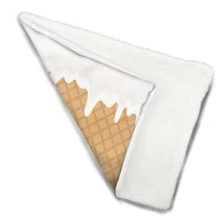 GENERIC Yellow Ultra Soft Thick Flannel Dog Cat Bed Mats Breakfast Food Cartoon Like Image Soft Warm Puppy Blanket Cover Dog Cat Fluffy Fur Blanket Sleep Fast Food Dessert 22" X 28" -Pet Products Shop 31Q2g8vVOdL