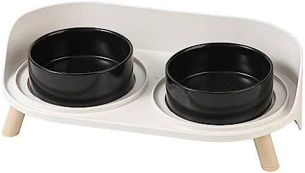 Elevated Dog Food Water Bowl - Raised Dog Bowls With Stand Non Skid - Double Dog Feeding Bowl Set With Splash Proof Guard - Ceramic Pet Dish For Small To Medium Dogs And Large Cats - 28.74 Oz - 850 Ml 14 Elevated Dog Food Water Bowl - Raised Dog Bowls With Stand Non Skid - Double Dog Feeding Bowl Set With Splash Proof Guard - Ceramic Pet Dish For Small To Medium Dogs And Large Cats - 28.74 Oz - 850 Ml - Image 12