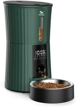 Petory Timed Automatic Cat Feeders - 4L Programable Dry Food Dispenser For Cats And Small Medium Dogs 6 Meals With Desiccant Bag Dual Power Supply 10S Voice Recorder 21 Petory Timed Automatic Cat Feeders - 4L Programable Dry Food Dispenser For Cats And Small Medium Dogs 6 Meals With Desiccant Bag Dual Power Supply 10S Voice Recorder -Pet Products Shop 31UX6xP X L. AC