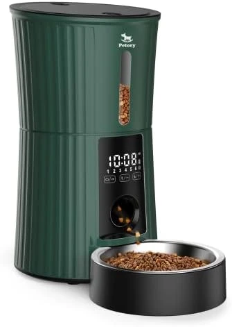 Petory Timed Automatic Cat Feeders - 4L Programable Dry Food Dispenser For Cats And Small Medium Dogs 6 Meals With Desiccant Bag Dual Power Supply 10S Voice Recorder 12 Petory Timed Automatic Cat Feeders - 4L Programable Dry Food Dispenser For Cats And Small Medium Dogs 6 Meals With Desiccant Bag Dual Power Supply 10S Voice Recorder - Image 10