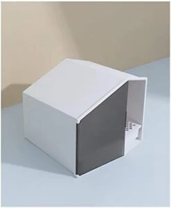 YangYan Tray Litter Box Furniture Cat Toilet Pet Cat Wc Box Semi Closed Pet Products Kitty Litter Box Sand Caja Arena Gato Toilet (Color : 1) -Pet Products Shop 31X0Ldgz9BL. AC