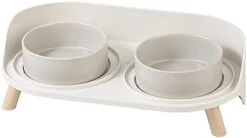 Elevated Dog Food Water Bowl - Raised Dog Bowls With Stand Non Skid - Double Dog Feeding Bowl Set With Splash Proof Guard - Ceramic Pet Dish For Small To Medium Dogs And Large Cats - 28.74 Oz - 850 Ml 16 Elevated Dog Food Water Bowl - Raised Dog Bowls With Stand Non Skid - Double Dog Feeding Bowl Set With Splash Proof Guard - Ceramic Pet Dish For Small To Medium Dogs And Large Cats - 28.74 Oz - 850 Ml -Pet Products Shop 31jZAnc 2eL. AC