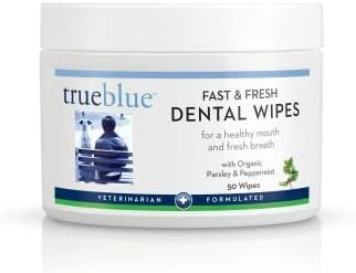 TrueBlue Parsley & Peppermint Fast And Fresh Dog Dental Swipes – Pre-Moistened Teeth Cleaning Pads - Non-Toxic, All-Natural Tooth Cleansing– 50 Count 9 TrueBlue Parsley & Peppermint Fast And Fresh Dog Dental Swipes – Pre-Moistened Teeth Cleaning Pads - Non-Toxic, All-Natural Tooth Cleansing– 50 Count - Image 7
