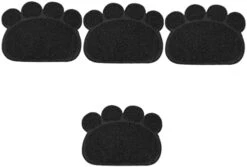 Litter Mat Bowl Shaped Accessory Water Puppies Tray Under Dogs Litter Use Feeding Non- Training Mat Kitten Place Food Daily Paw Indoor Cushion Home Cat For Pet Blanket Pad 4pcs And -Pet Products Shop 31qyylqvbTL. AC