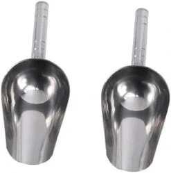 Balacoo 3pcs Stainless Steel Scoop Pet Feeder Dog Treat Scoop Pet Feeding Scoop Stainless Ice Scoop Cat Food Scoop Stainless Steel Shovel Durable Dog Food Spoon Feed The Cat Ice Spoon -Pet Products Shop 31ujlOuVWoL. AC
