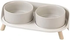 Elevated Dog Food Water Bowl - Raised Dog Bowls With Stand Non Skid - Double Dog Feeding Bowl Set With Splash Proof Guard - Ceramic Pet Dish For Small To Medium Dogs And Large Cats - 28.74 Oz - 850 Ml 18 Elevated Dog Food Water Bowl - Raised Dog Bowls With Stand Non Skid - Double Dog Feeding Bowl Set With Splash Proof Guard - Ceramic Pet Dish For Small To Medium Dogs And Large Cats - 28.74 Oz - 850 Ml -Pet Products Shop 31zE5Q0htVL. AC