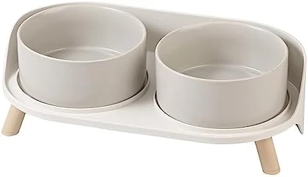 Elevated Dog Food Water Bowl - Raised Dog Bowls With Stand Non Skid - Double Dog Feeding Bowl Set With Splash Proof Guard - Ceramic Pet Dish For Small To Medium Dogs And Large Cats - 28.74 Oz - 850 Ml 7 Elevated Dog Food Water Bowl - Raised Dog Bowls With Stand Non Skid - Double Dog Feeding Bowl Set With Splash Proof Guard - Ceramic Pet Dish For Small To Medium Dogs And Large Cats - 28.74 Oz - 850 Ml - Image 5