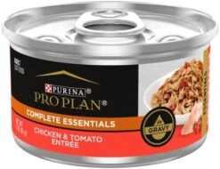 Purina Pro Plan Pate, High Protein Wet Cat Food, COMPLETE ESSENTIALS Classic Chunky Chicken Entree - (24) 3 Oz. Pull-Top Cans -Pet Products Shop 41 ZpwXoy3L. AC