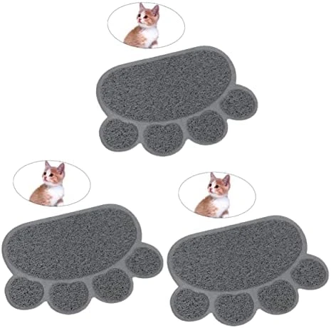 Washable Rug 3pcs Soft Dish Rug Pet Puppy Place Mats Shape Litter PVC Pad, For Dog Feeding *cm Cm Kitten Water * Bowl Grey Scatter Control Food Placemat Cat Mat Mat- Non- Paw Washable Rugs 8 Washable Rug 3pcs Soft Dish Rug Pet Puppy Place Mats Shape Litter PVC Pad, For Dog Feeding *cm Cm Kitten Water * Bowl Grey Scatter Control Food Placemat Cat Mat Mat- Non- Paw Washable Rugs - Image 6