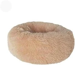 YangYan Soft Long Plush Cat Bed Round Plush Cat Bed House Round Pet Dog Bed For Small Dogs Cats Nest Winter Warm Sleeping Bed Puppy Mat (Color : A, Size : 40cm) -Pet Products Shop 410hK5EVEmL. AC