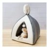 YangYan Hot Sell Pet Cat Bed Indoor Cats House Warm Small For Kitten Mats Dog Nest Collapsible Cave Cute Sleeping Winter Pet Products (Color : Gray, Size : S 28x28x29) -Pet Products Shop 410hNKj4tcL