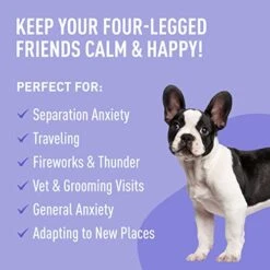 Nature's Synergy Melatonin And Hemp Oil For Dogs, Cats & Pets, Calming Sleep Support, Omega Fatty Acids For Hip And Joint Support, Skin And Coat Health, Stress From Travel, Separation, 2 Pack, 1 Oz -Pet Products Shop 4113GVHjKXL