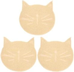 Plastic Bins Plastic Bins Portable Litter Box 2 PCS Cat Litter Mat- Cat Face Shaped Mat Cat Mat Pet Cat Face Shaped Pellet Cat Litter Kitten Litter Box Kitten Litter Box -Pet Products Shop 411EQBwWCVL. AC