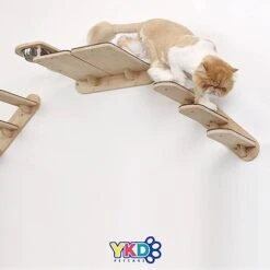 Cat Feeder Wall Mounted, Natural Bamboo Wood Suspension Cat Bowl, Cat Feeder Shelf With Two Bowls, Cat Climbing Shelves With Mat, Blocking Dog Stealing Cat Food, Cat Furniture For Indoor Cat 14 Cat Feeder Wall Mounted, Natural Bamboo Wood Suspension Cat Bowl, Cat Feeder Shelf With Two Bowls, Cat Climbing Shelves With Mat, Blocking Dog Stealing Cat Food, Cat Furniture For Indoor Cat -Pet Products Shop 411ER9PXn1L