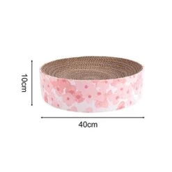 YangYan Cat Toy Large Bowl-Shaped Cat Bed Cat Sofa Customized Corrugated Paper Cat Scratch Board Pet Supplies (Color : A, Size : M) -Pet Products Shop 411Mv0qapwL