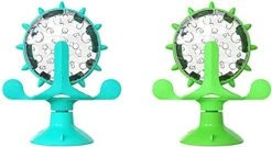PEPDRO Rotatable Pet Bowl Raised Cat Food Toy Pet IQ Toys For Small Pet Slow Feeder Toy Windmill Interactive Toys Multifunctional Windmill Feeder Cat Toy With Suction Cup Cat Windmill Slow Feeder Toys -Pet Products Shop 412fKMWkcHS