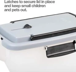 PetFusion BetterBin Portable Litter Storage Bin Container (16.5 X 11.7 X 19 Lwh) | Holds Up To 25 Lbs/10 Gallons; Great For Dry Dog & Cat Food | Adj Spout, Back & Top Handles, Heavy Duty Wheels -Pet Products Shop 412sKITOkwL