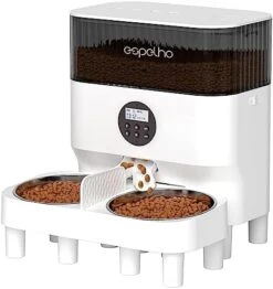 Espelho Elevated Automatic Cat Feeders For 2 Cats, 7L Timed Cat Food Dispenser With 2-Way Splitter & 2 Stainless Steel Bowls Programmable Pet Feeder For Cats & Dogs 10S Voice Recorder 17 Espelho Elevated Automatic Cat Feeders For 2 Cats, 7L Timed Cat Food Dispenser With 2-Way Splitter & 2 Stainless Steel Bowls Programmable Pet Feeder For Cats & Dogs 10S Voice Recorder -Pet Products Shop 4134VvdUKuL. AC 1