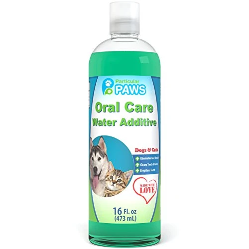 Particular Paws Fresh Breath Water Additive For Dogs And Cats - For Clean Teeth, Healthy Gums And Oral Care - 16oz 3 Particular Paws Fresh Breath Water Additive For Dogs And Cats - For Clean Teeth, Healthy Gums And Oral Care - 16oz
