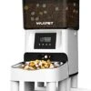 WUIPET Elevated Automatic Cat Feeders - 17 Cups Auto Pet Dry Food Dispenser For Cats And Dogs - Raised Programmable Timed Cat Feeder With Voice Recorder - 4 Meals Per Day And Portion Control -Pet Products Shop 4140OAZmGjL