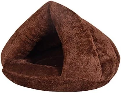 Watonic Cat Bed Winter Warm Triangular Cat Litter Pet Kennel And Dog Mat Thick Sleeping Bag Bed For Cats & Small Dogs Calming Cozy Covered Cushion Cuddlers Burrowers(B,26x36x4cm) 6 Watonic Cat Bed Winter Warm Triangular Cat Litter Pet Kennel And Dog Mat Thick Sleeping Bag Bed For Cats & Small Dogs Calming Cozy Covered Cushion Cuddlers Burrowers(B,26x36x4cm) - Image 4