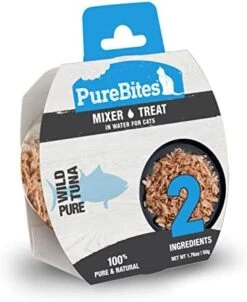 PureBites Wet Mixers | Tuna & Salmon | Only 3 Ingredients | 12-Pack (Packaging May Vary) -Pet Products Shop 415fRBYPmLL. AC