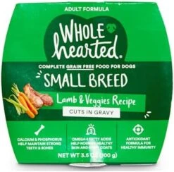 GENERIC WholeHearted Grain Free Small Breed Cuts Or Minced In Gravy Adult Wet Dog Food Variety Pack, 3.5 Oz (16 - Chicken Minced) -Pet Products Shop 416eR12tvL. AC