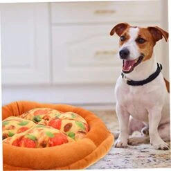 Mipcase 2pcs Cat Nest Winter Pet Warm Mat Cat Bed Pizza Cat Bed Large Cat House Soft Toy Big Cat Little Cat Winter Cat House Cat Hideaway Cat Beds Cloth Pet Bed The Dog Outdoor Cat Bed -Pet Products Shop 416s1vPVs6L