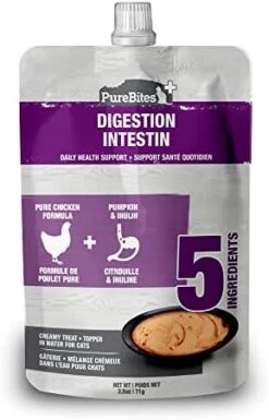 PureBites Plus Squeezables Cat Treat • Topper 71g | Skin & Coat | 5 Ingredients | Case Of 15 -Pet Products Shop 417IaXRrjlL. AC
