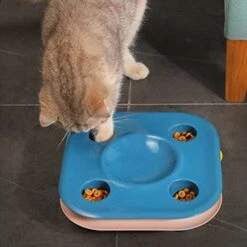 POPETPOP Spill Proof Dog Bowl Spill Proof Dog Bowl Catnip Toy Cat Food Bowl Track Toy With Exercise Kitten Toy Funny Cat Teaser Toy Spill Proof Dog Bowl Catnip Toy Catnip Toy -Pet Products Shop 417VBZksvzS