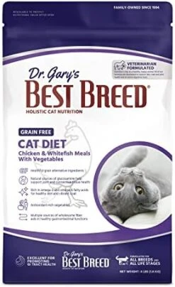 Best Breed Grain Free Cat Diet Made In USA [Natural Dry Cat Food For All Ages] - 4lbs. -Pet Products Shop 417uEnG5eEL. AC