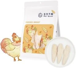 PET-EVER Freeze Dried Raw Cat And Dog Treats Single Ingredient HypoallergenicHumanely Raised Factory Made,Freeze Dried Chicken Necks,3.5oz -Pet Products Shop 418UAnNAjCL. AC