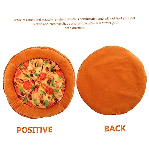 Balacoo Plushes 2pcs Cat Nest Outdoor Pet Bed Cat Mat For Food Indoor Cat House Pizza Cat Bed Plush Dog Pet Bed Squeaky Mat For Cat Kitten Bed Cat Houses The Dog Pet Mat Cat Supplies 6 Balacoo Plushes 2pcs Cat Nest Outdoor Pet Bed Cat Mat For Food Indoor Cat House Pizza Cat Bed Plush Dog Pet Bed Squeaky Mat For Cat Kitten Bed Cat Houses The Dog Pet Mat Cat Supplies - Image 4